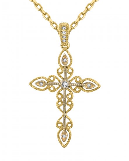 CROSS DIAMOND PENDANT (TP2180)